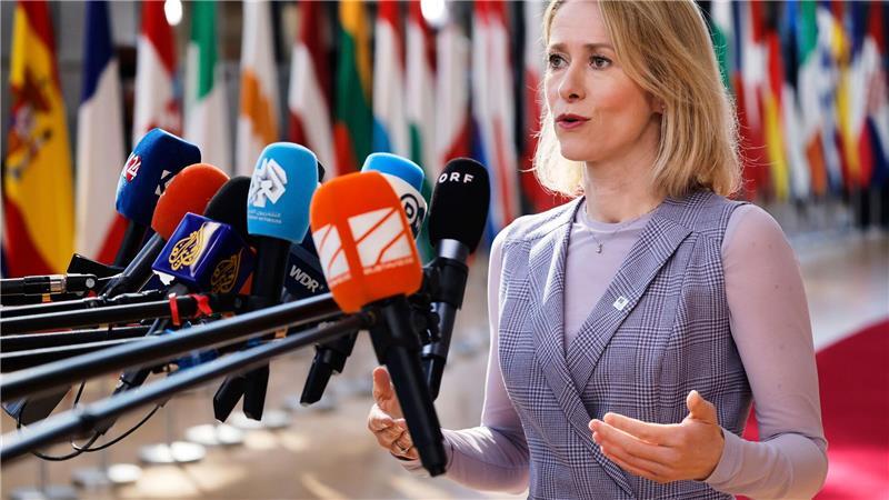 Sieht die EU-Staaten bei Militärhilfen in der Pflicht: Die EU-Außenbeauftragte Kaja Kallas. 