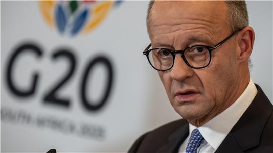 Sieht keine schnelle Rückkehr zum G8-Format: Bundeskanzler Friedrich Merz.