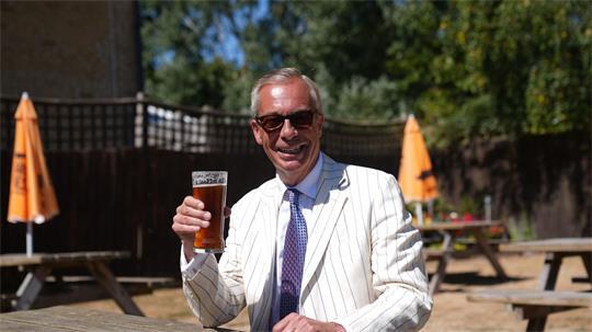 Sieht sich als Sieger: Brexit-Vorkämpfer Nigel Farage.