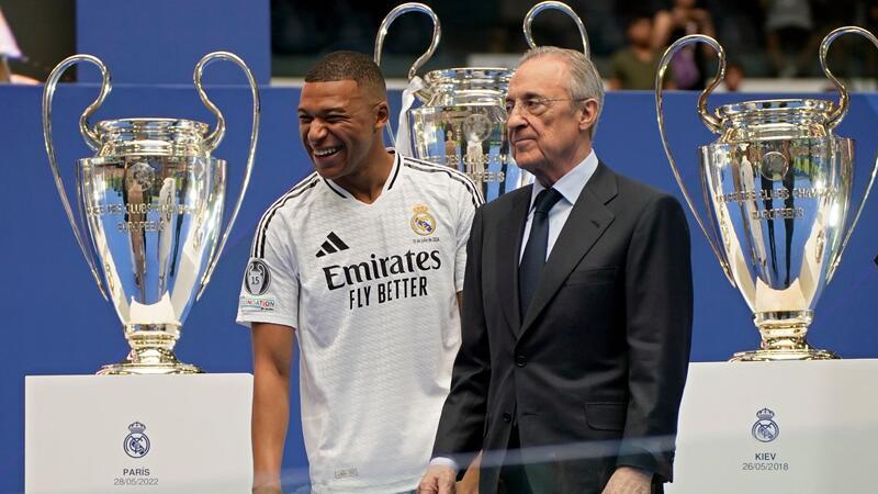 Königliches Spektakel mit Mbappé: „Glücklicher Junge“ Silber als Verpflichtung: Mbappé will mit Real Titel holen.