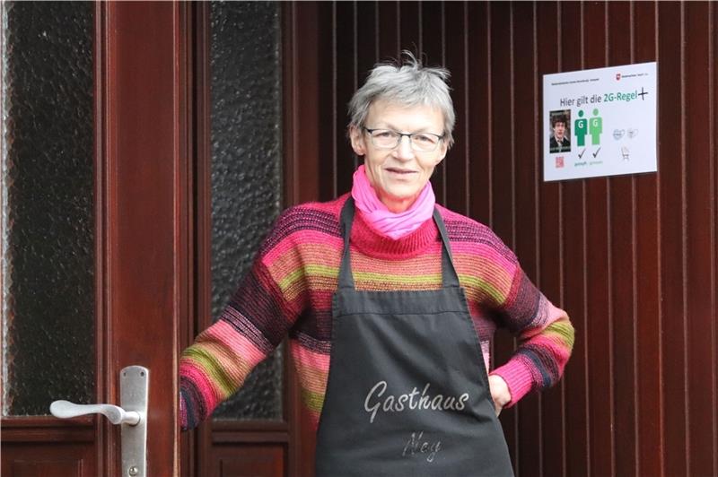 Silvester war die Tür des Gasthauses Ney zum letzten Mal offen, die Gäste holten Essen außer Haus: Helma Ney hört auf.