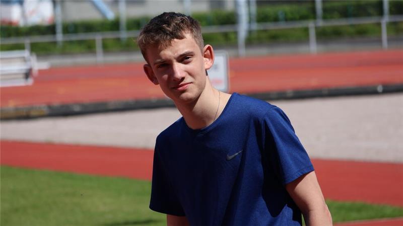 Simon Rödenbeck wurde Sieger über die 60m Hürden.
