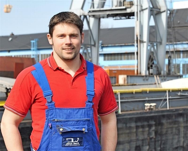 Werft unter Buxtehuder Führung Simon Sommerfeld ist Betriebsleiter der Jöhnk-Werft in Harburg.