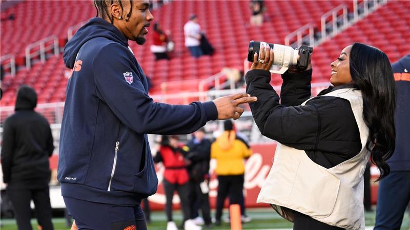 Turn-Star Biles erschreckt mit Insta-Post: „Fast gestorben“ Simone Biles‘ Ehemann Jonathan Owens war zum Zeitpunkt des Notfalls beim Training seines Teams. (Archivbild)
