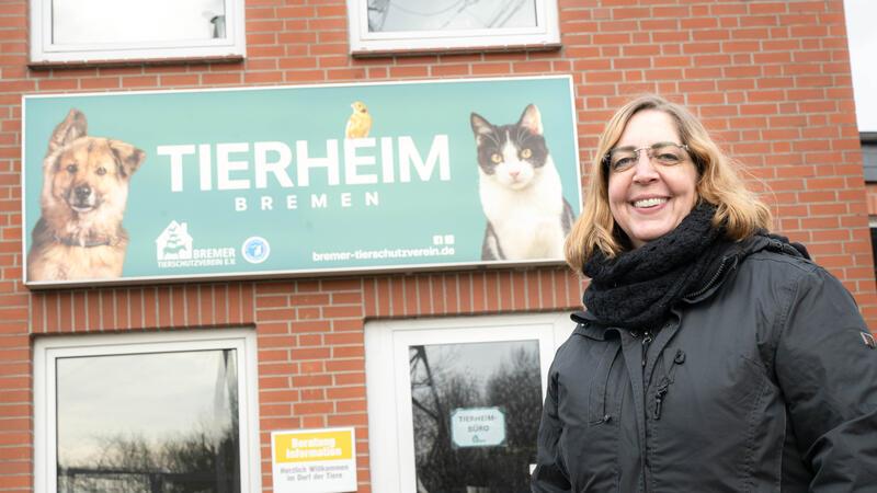 Sina Fehr, Leiterin vom Bremer Tierheim.