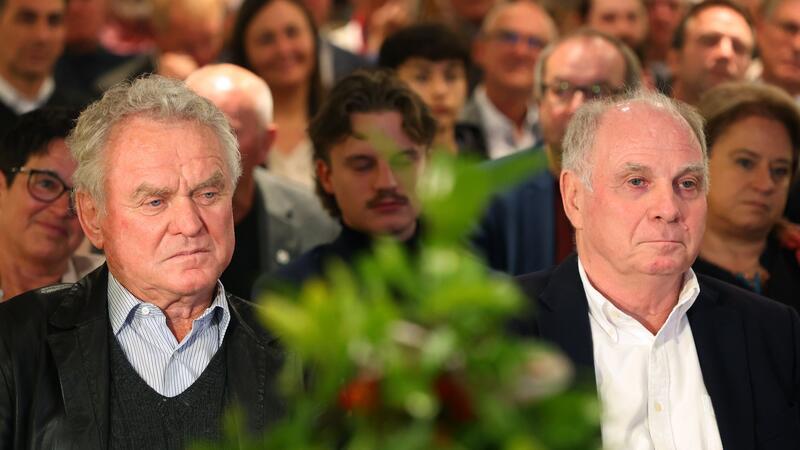 Maier widerspricht Hoeneß - „Komisches Gefühl“ bei Rangnick Sind unterschiedlicher Meinung bei Ralf Rangnick als Bayern-Trainer: Sepp Maier und Uli Hoeneß.