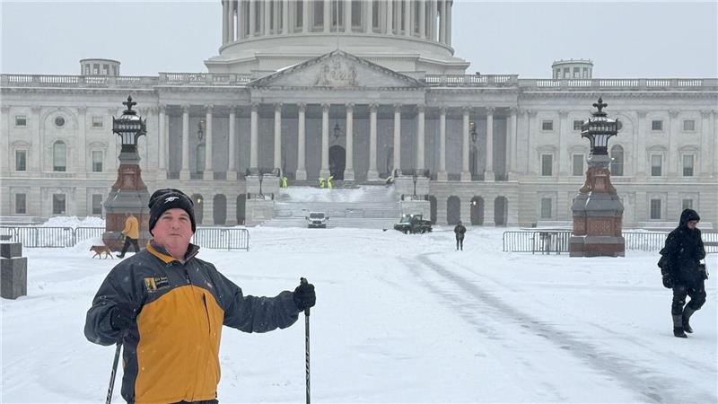 Skifahren in Washington.