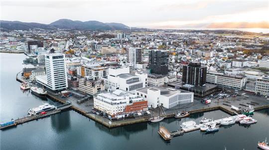Skyline von Bodø: Die Kulturhauptstadt nördlich des Polarkreises hat 54.000 Einwohner.