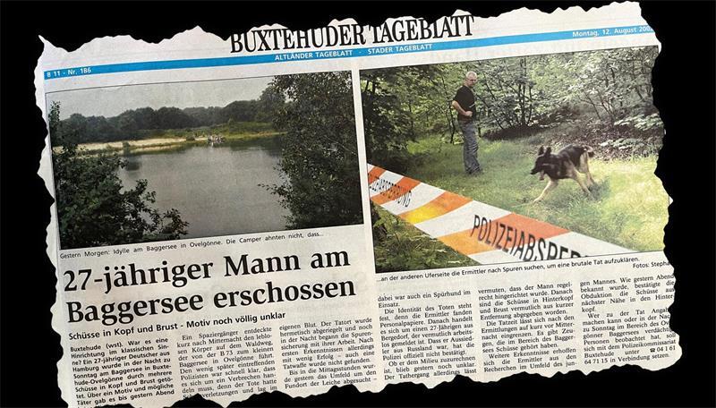 So berichtete das TAGEBLATT am 12. August 2002 über den Mord in Buxtehude.
