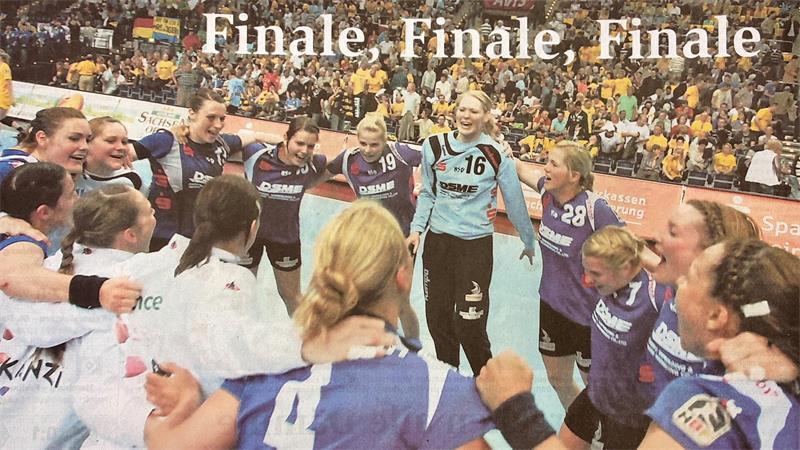 „Gänsehaut pur“: Dirk Leun und die großen Duelle gegen den HC Leipzig So betitelte das TAGEBLATT den Finaleinzug 2011.