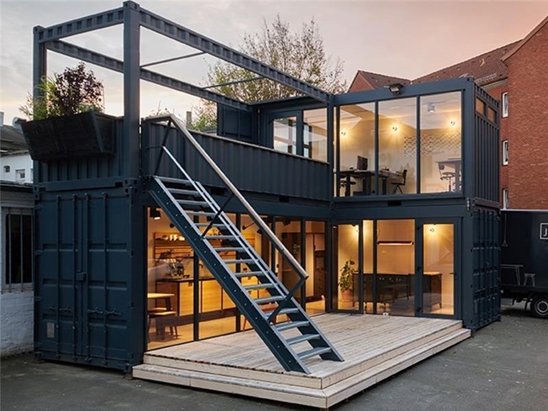 So chic können alte Schiffscontainer aussehen.