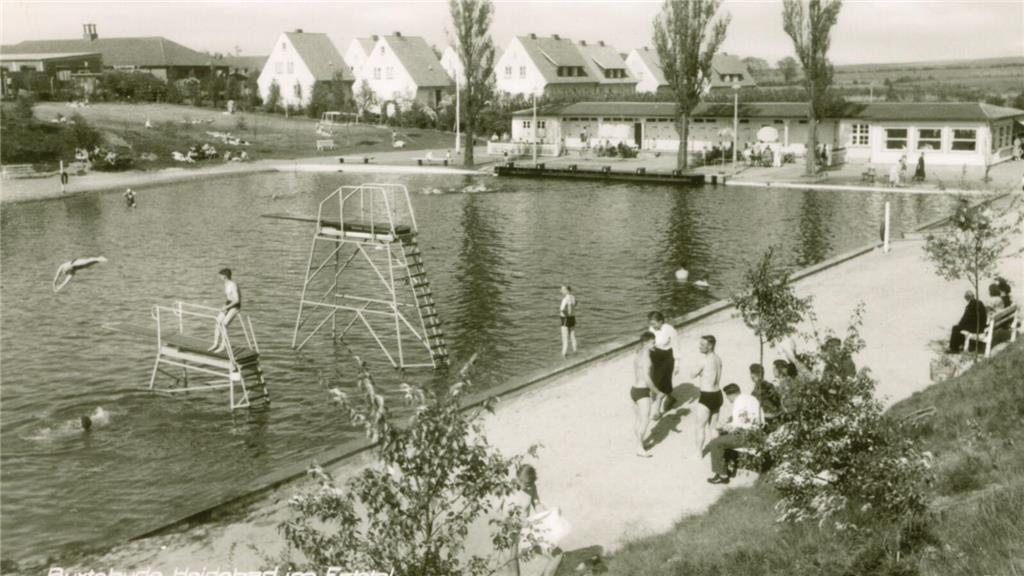 So ging es 1959 im Heidebad zu.