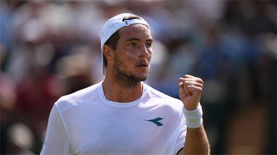 So gut wie nie in Wimbledon: Jan-Lennard Struff steht im Achtelfinale.