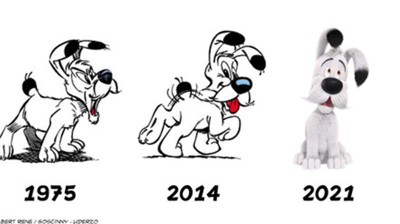 60 Jahre Idefix: Wie ein gallischer Hund die Welt erobert So hat sich der kleine Hund aus Gallien verändert: Kein graues Haar - aber doch nicht mehr so wie früher.