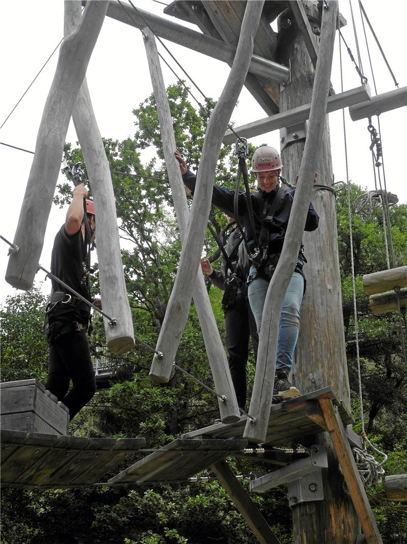 So hoch hinaus wie in diesem Kletterpark könnte es auch in Otterndorf gehen (Symbolbild).