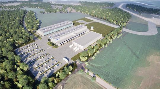 So könnte das Airbus-Wartungszentrum für Helikopter am Standort Nordholz aussehen.