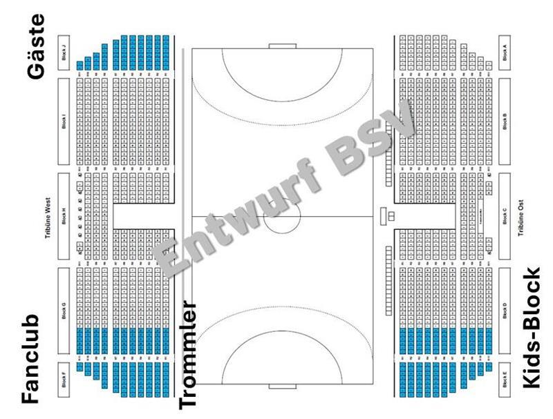 So könnte der Saalplan der neuen Halle Nord nach den Vorstellungen der BSV-Planer aussehen.
