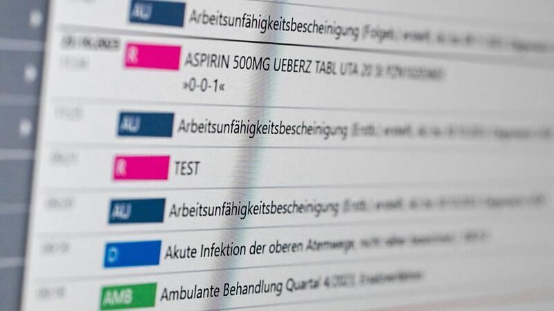 Letzte Hürde genommen: E-Patientenakte für alle So könnte die elektronische Patientenakte aussehen.