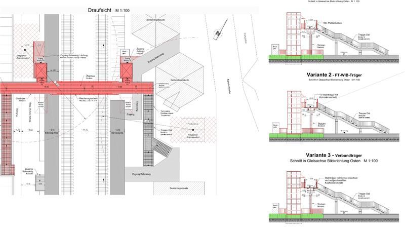 So könnte die neue Bahnbrücke in Horneburg im Jahr 2027 aussehen - mit zwei Fahrstühlen.