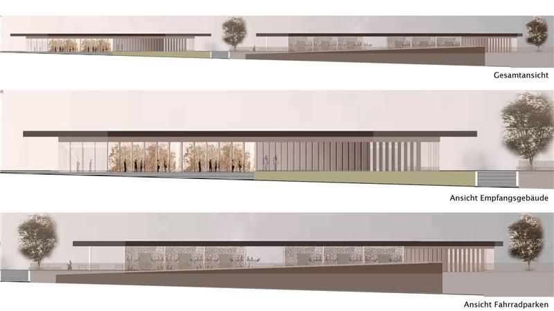 So könnte eine mögliche Variante eins des Buxtehuder Bahnhofs in Zukunft aussehen. (Visualisierung)