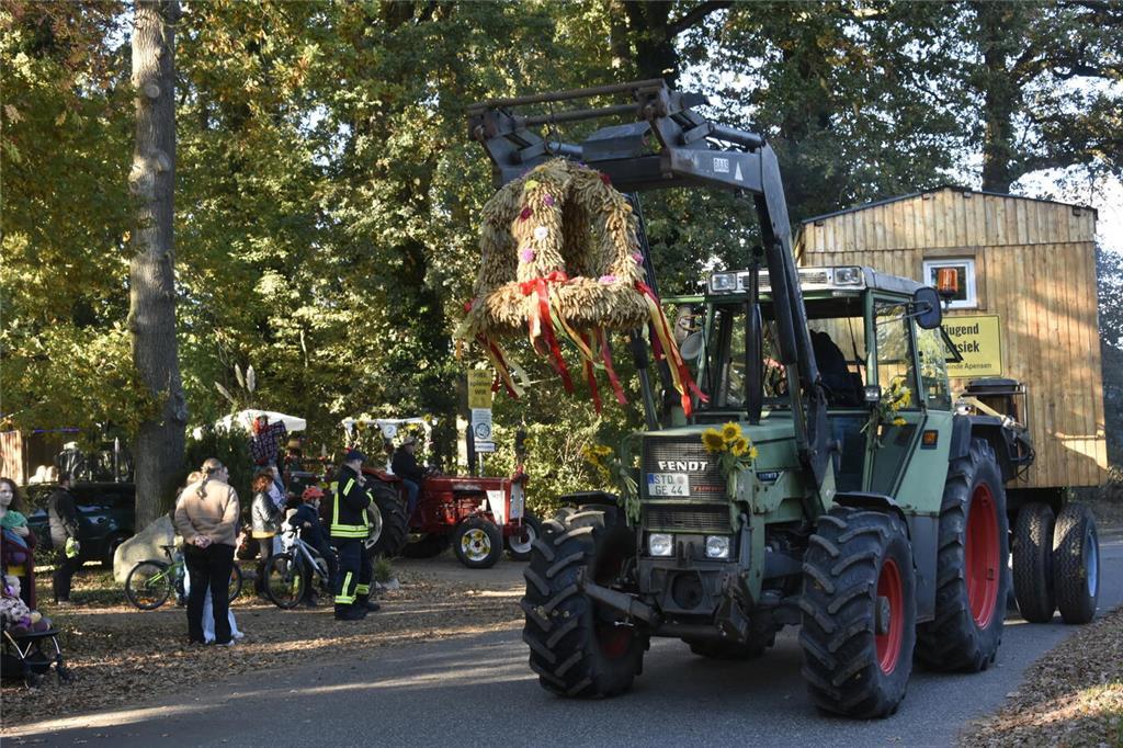 So lief der Ernteumzug in Sauensiek.