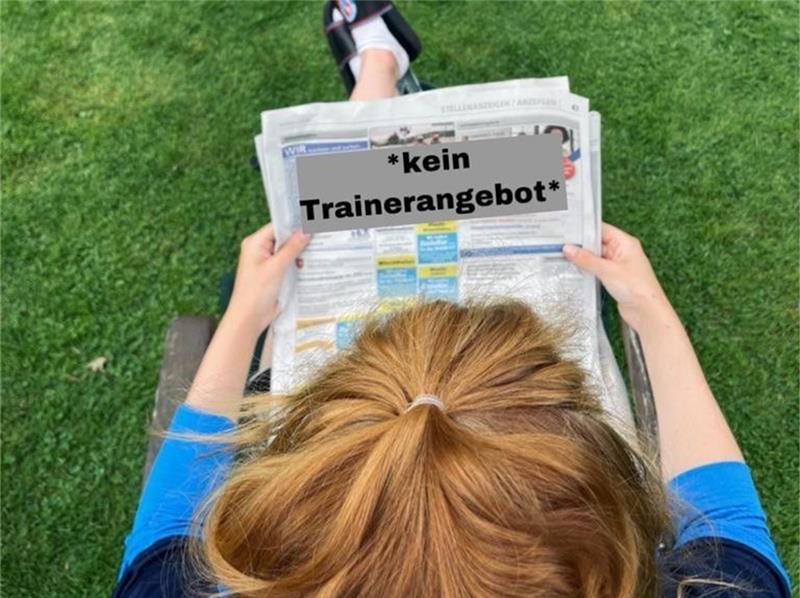 Diese Mannschaft sucht einen "trinkfesten" Trainer So macht A/O in den sozialen Medien auf die (bisher erfolglose) Trainersuche aufmerksam. Foto: privat