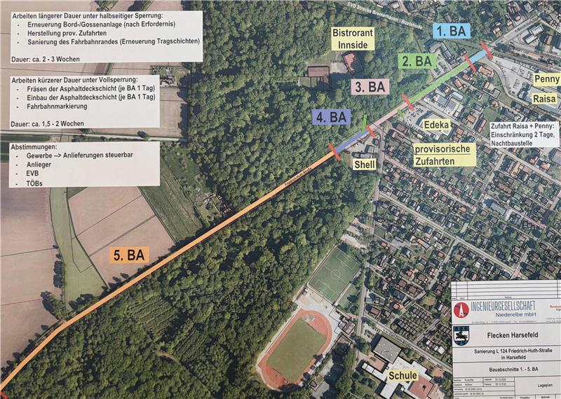 So plant der Flecken Harsefeld die Sanierung der Friedrich-Huth-Straße.