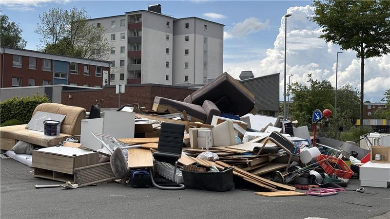 So sah es vor kurzem noch am Parkplatz gegenüber dem Stadtteilhaus im Altländer Viertel aus.
