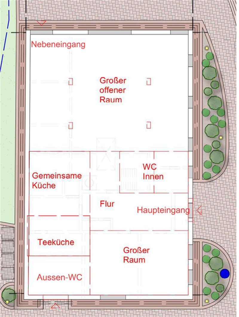 So sehen die ersten Pläne für das Innere des Heimathauses in Bargstedt aus.