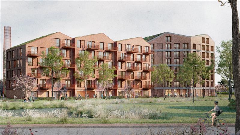 So sehen die ersten Pläne für die Bebauung des Geländes von Gummi Schmidt in Stade aus.