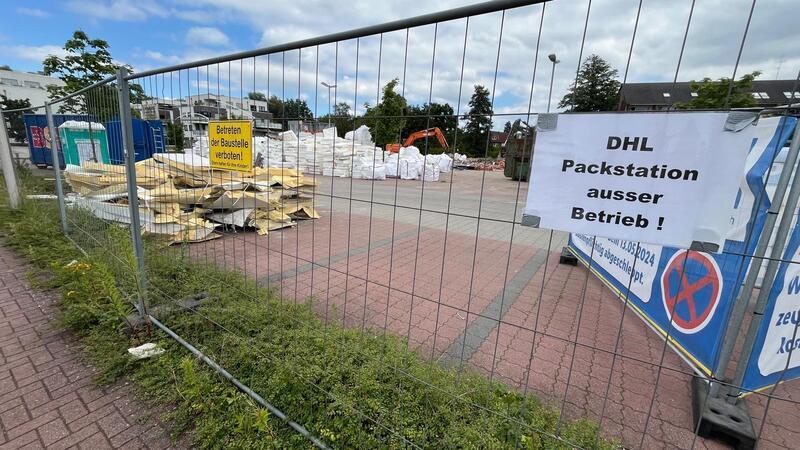 So sieht das Grundstück des Discounters von der anderen Seite aus. Das Gebäude ist inzwischen weg.