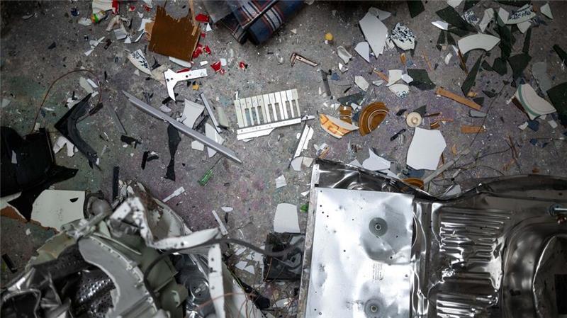 So sieht der Wutraum aus, nachdem die Kunden da waren.