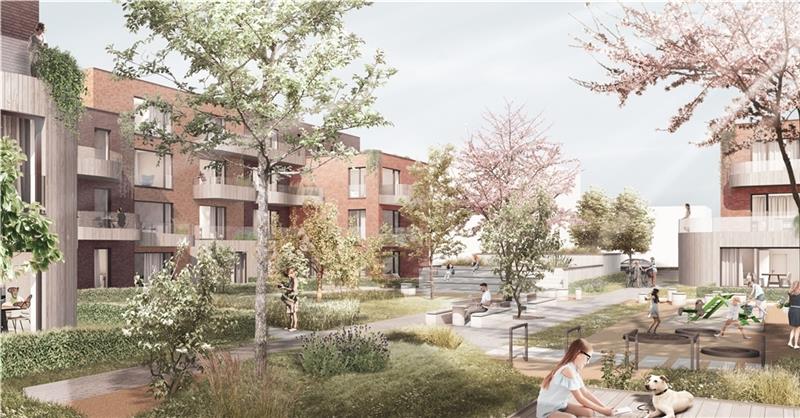 So soll der „Appelhoff“ einmal aussehen, wenn die Anlage Ende 2022 fertig ist. Grafik: Frenzel und Frenzel