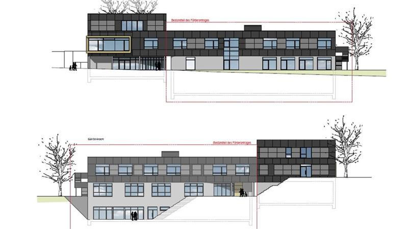 So soll der Neubau der Krankenpflegeschule in Stade aussehen.