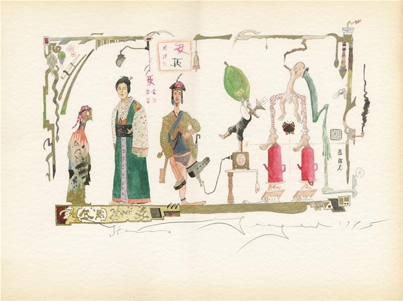 So wie seine kultigen Satiresendungen sind auch Heino Jaegers Bildwerke von Skurrilität und Groteske geprägt. Foto: Museen Stade