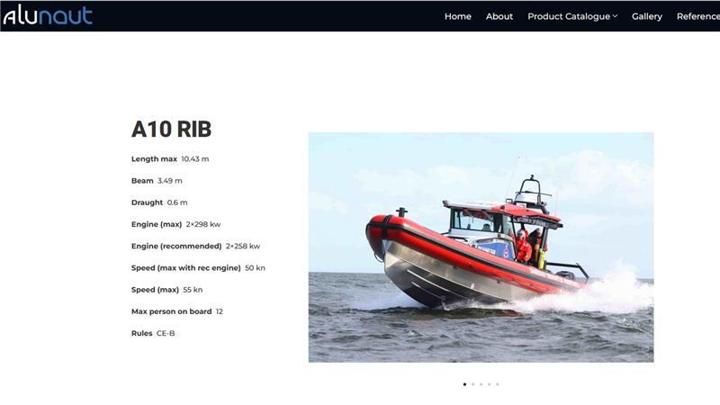 Lebensretter in Not: Warum an der Elbe dringend ein neues Boot gebraucht wird So wirbt die Werft Alunaut für ihr schnelles Einsatzboot auf ihrer Homepage.