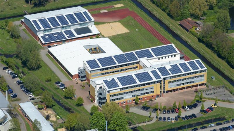 Solaranlagen auf den Berufsbildenden Schulen des Landkreises Stade.