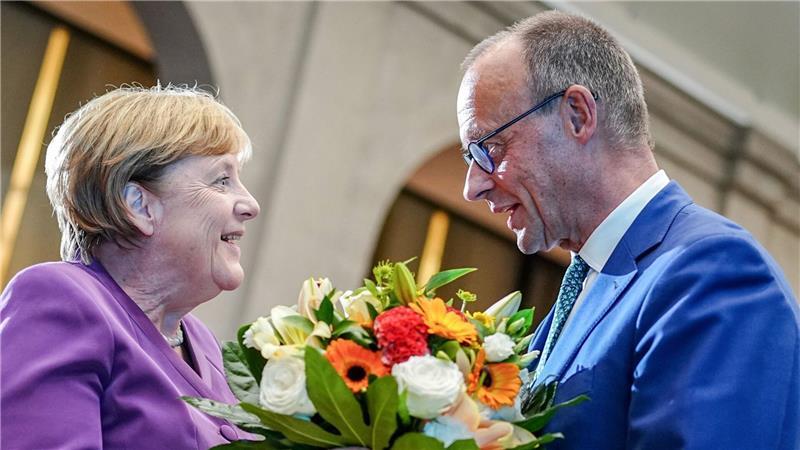 Geburtstagsfeier für Merz ohne Merkel Solche Bilder wird es am 70. Geburtstag von Friedrich Merz nicht geben. (Archivbild)