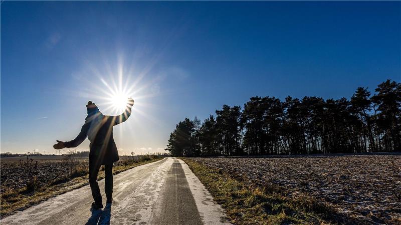 Sonnenschein im Winterwunderland.