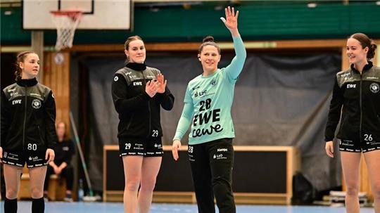 Sophie Fasold war erst vor wenigen Wochen mit dem VfL Oldenburg in der Halle Nord zu Gast.