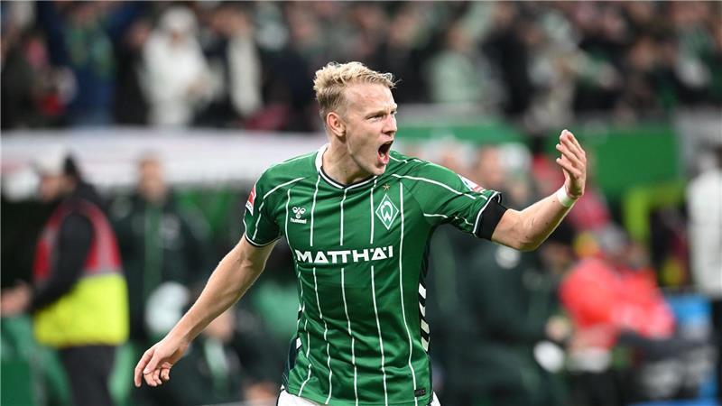 Beim Startelf-Debüt von Boniface: Werder schlägt Union Sorgte für den Höhepunkt in einem schwachen Spiel: Marco Grüll