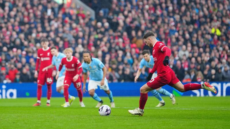 Sorgte per Elfmeter für den Ausgleich: Liverpools Alexis Mac Allister.