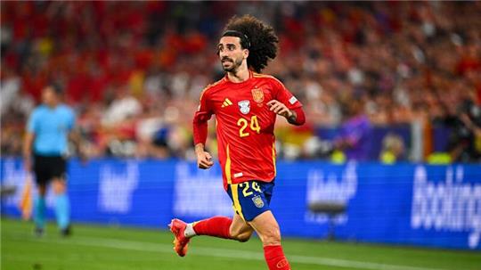 Spaniens Marc Cucurella ist beim EM-Halbfinale ausgepfiffen worden.
