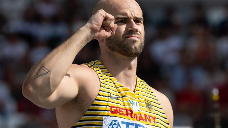 Neue Leichtathletik-Show: Das ist die Ultimate Championship Speerwerfer Julian Weber ist ein deutscher Hoffnungsträger in Budapest. (Archivbild)