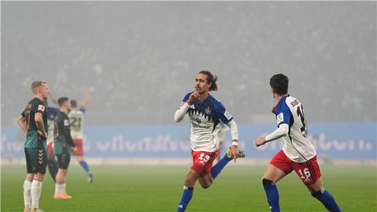 Spektakuläres Spiel in der Hinrunde: HSV vs. Werder. 