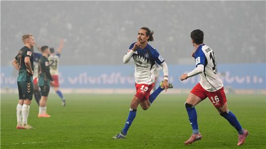 Spektakuläres Spiel in der Hinrunde: HSV vs. Werder.