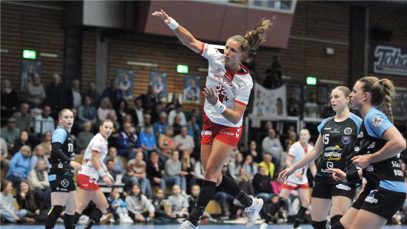 Spielerinnen wie Xenia Smits, hier in der Halle Nord, waren schnell weg aus Ludwigsburg.
