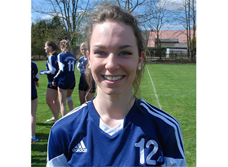 Faustball: Vanessa Jürgens spielt für Deutschland bei der EM Spielt für Deutschland um die EM: Vanessa Jürgens. Foto: Bartsch