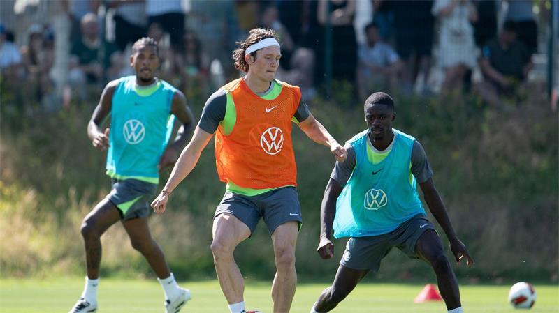 Spielt jetzt in Wolfsburg: Herthas Ex-Kapitän Reese (M). (Archivbild)