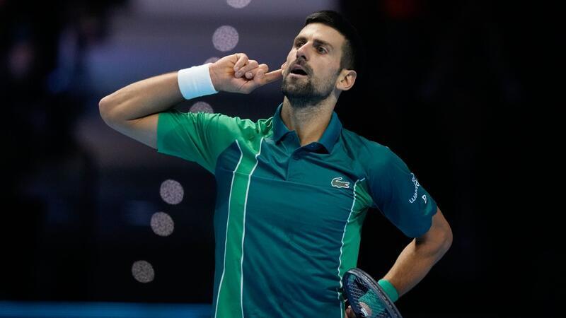 Traumfinale in Turin: Djokovic gegen Sinner zum Zweiten Spielt mit Jannik Sinner um den Titel bei den ATP-Finals: Novak Djokovic.